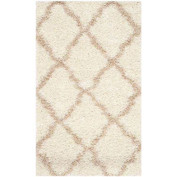 Safavieh Dallas Trellis Rug - 3-ft x 5-ft - Polypropylene - Ivory