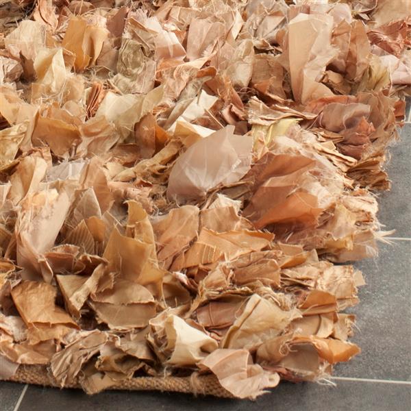 Safavieh Rio Abstract Rug - 2.3-ft x 11-ft - Polyester - Brown