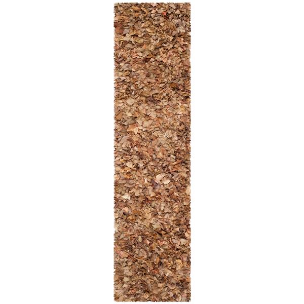 Safavieh Rio Abstract Rug - 2.3-ft x 11-ft - Polyester - Brown