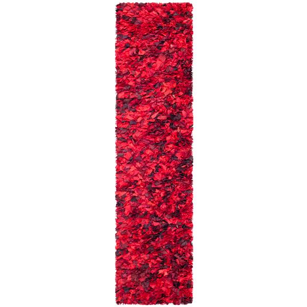 Safavieh Rio Abstract Rug - 2.3-ft x 9-ft - Polyester - Red