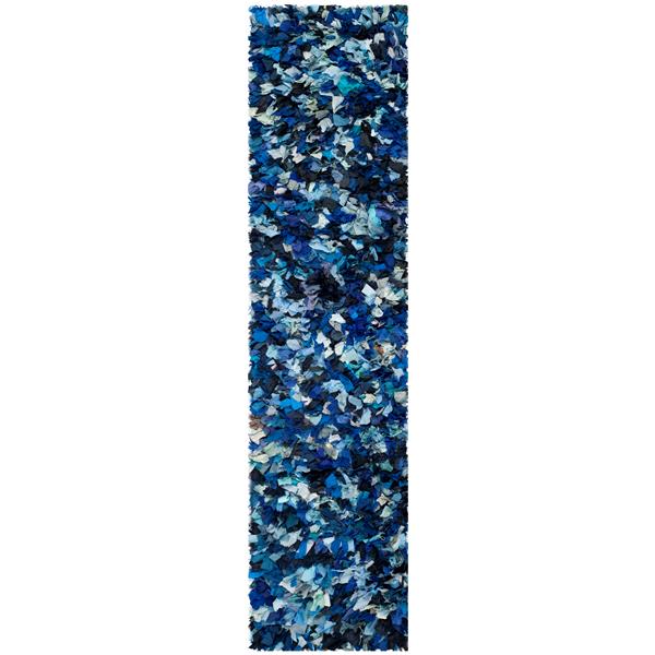 Safavieh Rio Abstract Rug - 2.3-ft x 9-ft - Polyester - Blue