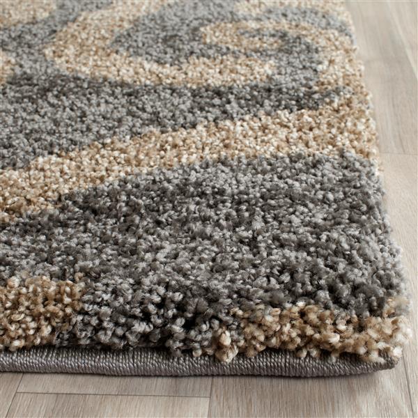 Safavieh Florida Damask Rug - 2.3-ft x 9-ft - Synthetic - Gray