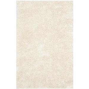 Safavieh Shag Solid Rug - 3-ft x 5-ft - Polyester - Ivory