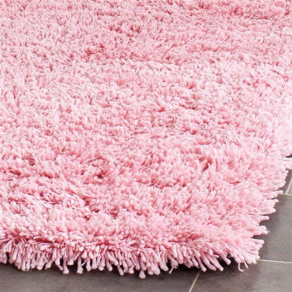 Safavieh Shag Solid Rug - 3-ft x 5-ft - Polyester - Pink
