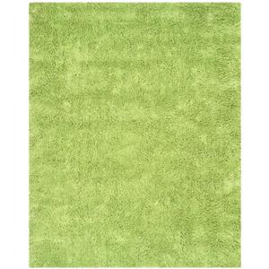 Safavieh Shag Solid Rug - 2.5-ft x 4-ft - Polyester - Green