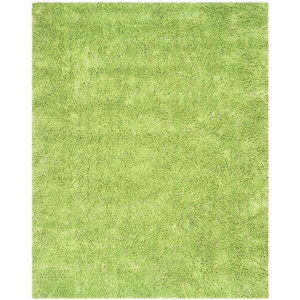 Safavieh Shag Solid Rug - 2-ft x 3-ft - Polyester - Green