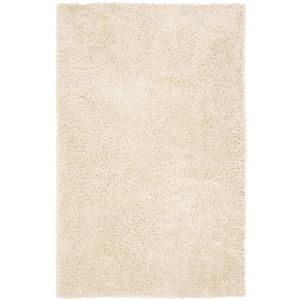 Safavieh Shag Solid Rug - 2-ft x 3-ft - Polyester - Ivory