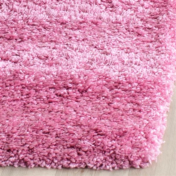 Safavieh California Solid Rug - 4-ft x 6-ft - Polypropylene - Pink