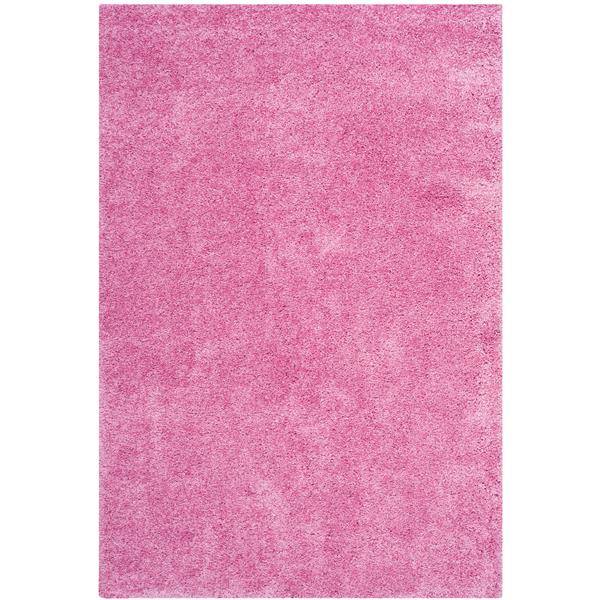 Safavieh California Solid Rug - 4-ft x 6-ft - Polypropylene - Pink