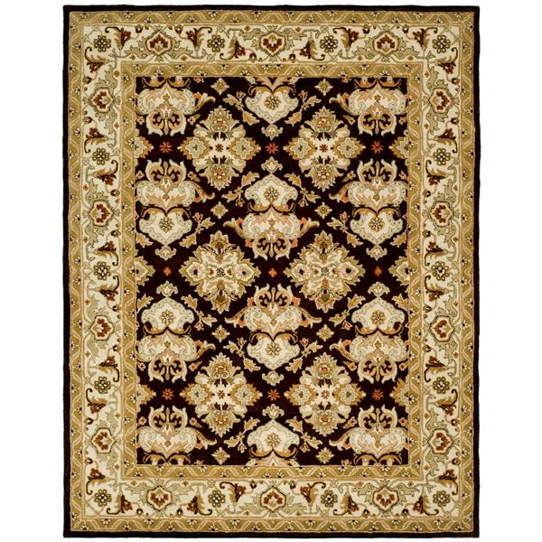 Safavieh Heritage Floral Rug - 8.3-ft x 11-ft - Wool - Brown
