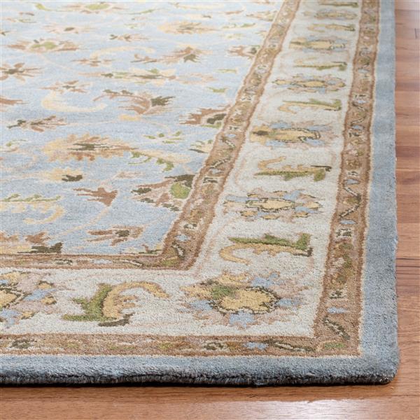 Safavieh Heritage Floral Rug - 8.3-ft x 11-ft - Wool - Light Blue