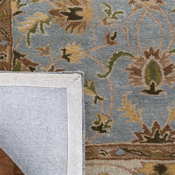 Safavieh Heritage Floral Rug - 8.3-ft x 11-ft - Wool - Light Blue