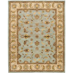 Safavieh Heritage Floral Rug - 8.3-ft x 11-ft - Wool - Light Blue