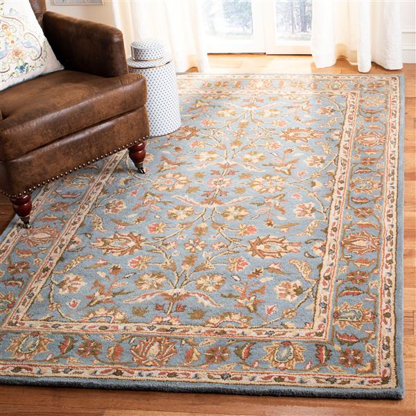 Safavieh Heritage Floral Rug - 8.3-ft x 11-ft - Wool - Blue