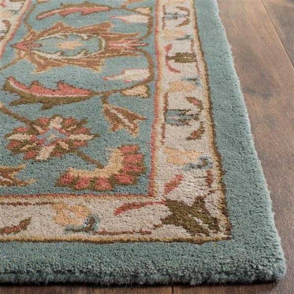 Safavieh Heritage Floral Rug - 8.3-ft x 11-ft - Wool - Blue