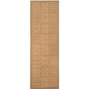 Safavieh Courtyard Rug - 2.6-ft x 8.2-ft - Polypropylene - Gold/Natural