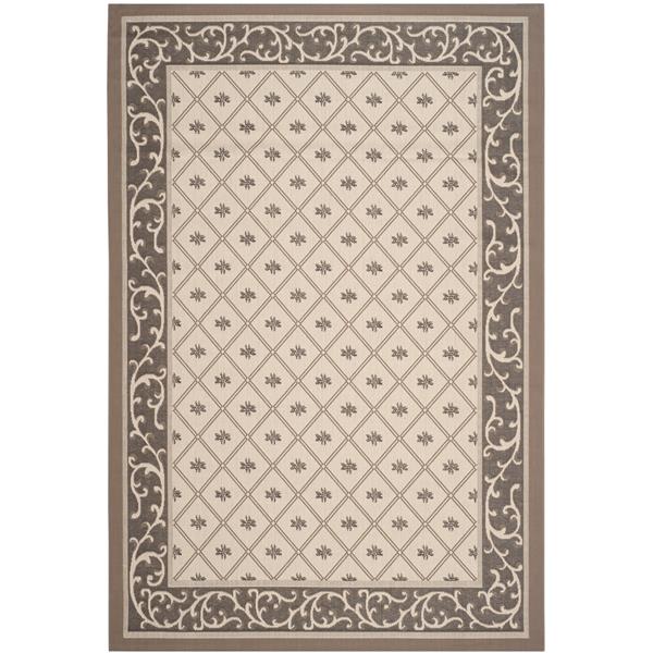 Safavieh Courtyard Rug - 5.3-ft x 7.6-ft - Polypropylene - Beige