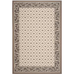 Safavieh Courtyard Rug - 5.3-ft x 7.6-ft - Polypropylene - Beige