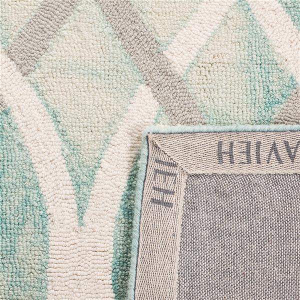 Safavieh Dip Dye Rug - 3-ft x 5-ft - Wool - Green/Ivory