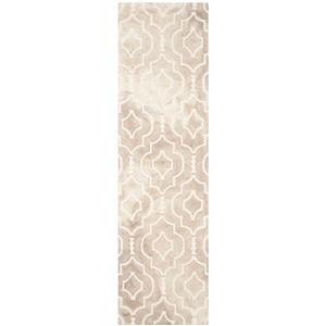 Safavieh Dip Dye Rug - 2.3-ft x 6-ft - Wool - Beige/Ivory