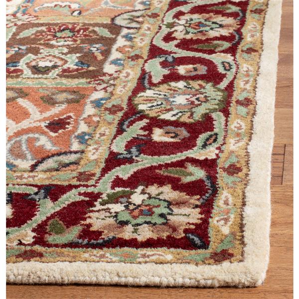 Safavieh Heritage Rug - 8-ft x 8-ft - Wool - Red