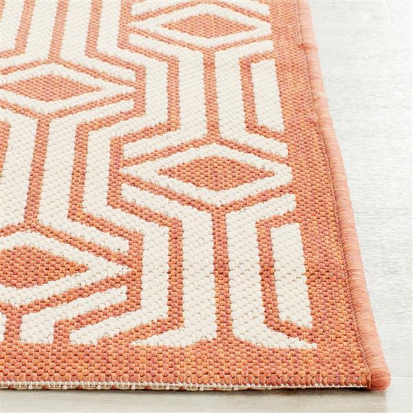 Safavieh Courtyard Rug - 2.3-ft x 6.6-ft - Polypropylene - Beige