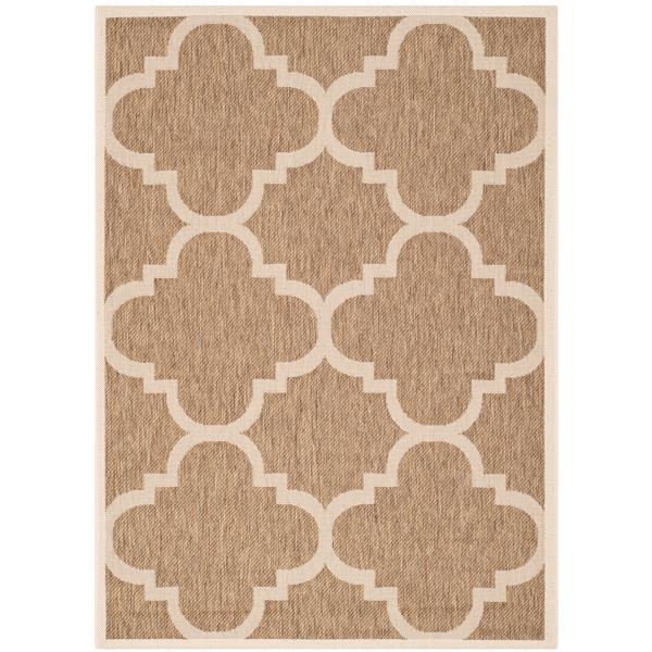 Safavieh Courtyard Rug - 2.6-ft x 5-ft - Polypropylene - Brown