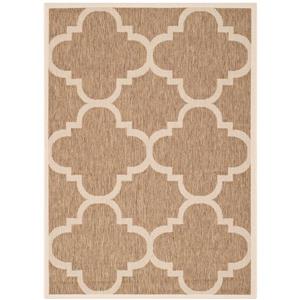 Safavieh Courtyard Rug - 2.6-ft x 5-ft - Polypropylene - Brown