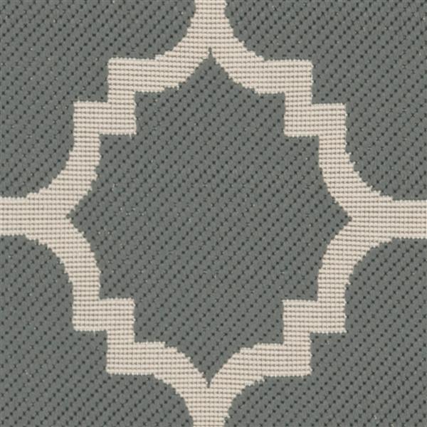 Safavieh Courtyard Rug - 2.3-ft x 12-ft - Polypropylene - Gray/Beige