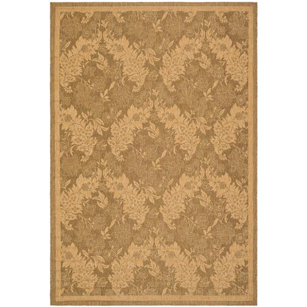 Safavieh Courtyard Rug - 2.6-ft x 5-ft - Polypropylene - Gold/Natural