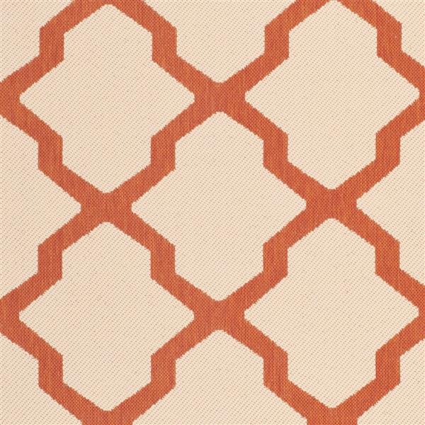Safavieh Courtyard Rug - 2.6-ft x 5-ft - Polypropylene - Beige