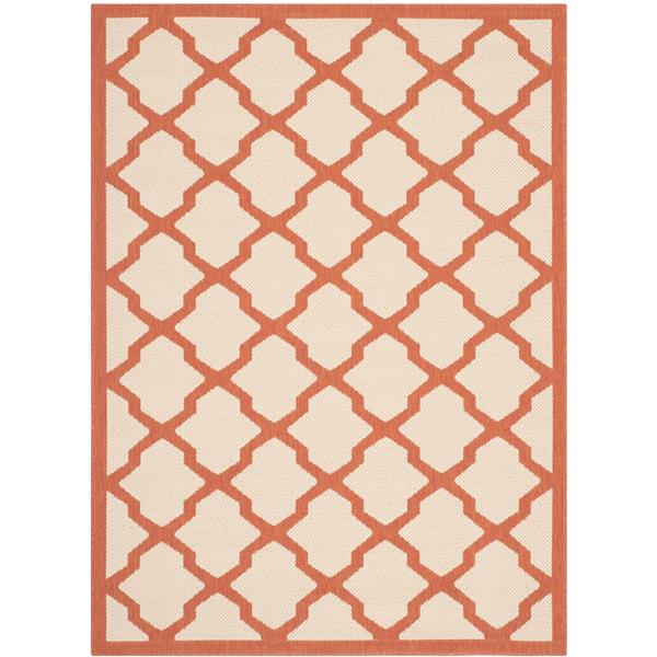Safavieh Courtyard Rug - 2.6-ft x 5-ft - Polypropylene - Beige