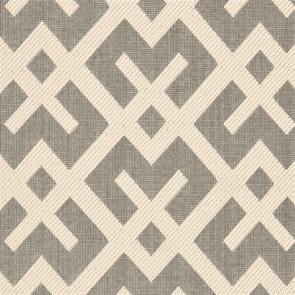 Safavieh Courtyard Rug - 2.6-ft x 5-ft - Polypropylene - Ivory