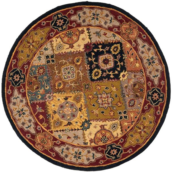 Safavieh Heritage Rug - 8-ft x 8-ft - Wool - Multicolour
