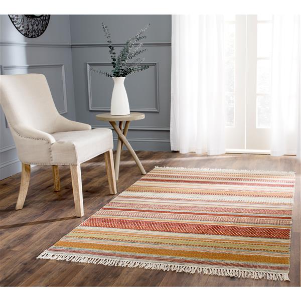 Safavieh Kilim Rug - 8-ft x 10-ft - Polyester - Brown
