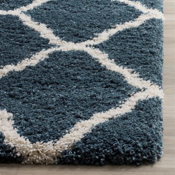 Safavieh Hudson Rug - 8-ft x 10-ft - Polypropylene - Slate Blue/Ivory