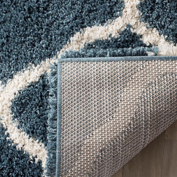Safavieh Hudson Rug - 8-ft x 10-ft - Polypropylene - Slate Blue/Ivory
