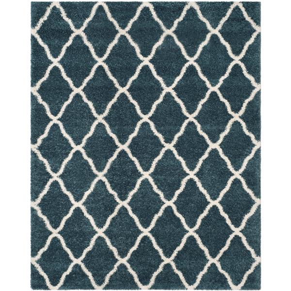 Safavieh Hudson Rug - 8-ft x 10-ft - Polypropylene - Slate Blue/Ivory