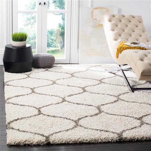 Safavieh Hudson Rug 8' x 10' Polypropylene Ivory/Gray SGH280A8 RONA