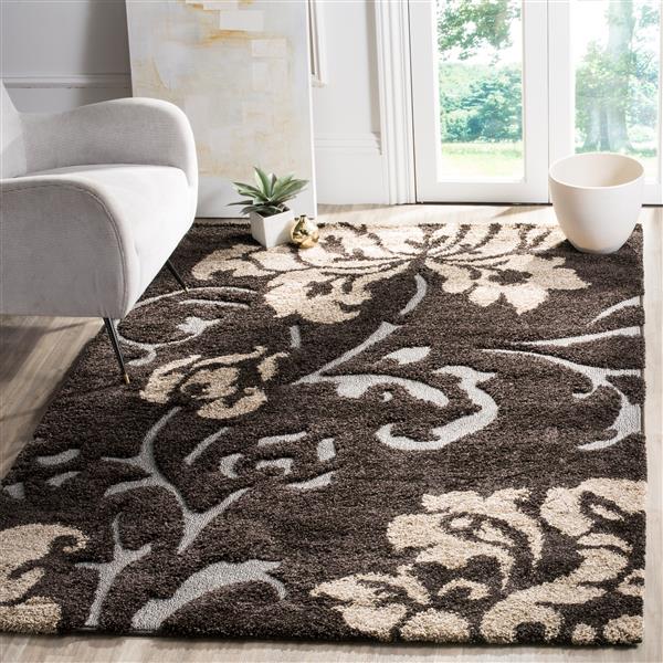 Safavieh Florida Rug - 8-ft x 10-ft - Synthetic - Dark Brown