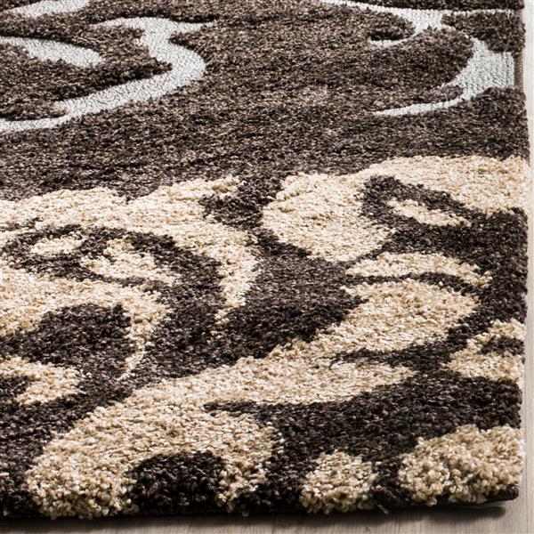 Safavieh Florida Rug - 8-ft x 10-ft - Synthetic - Dark Brown