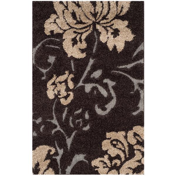 Safavieh Florida Rug - 8-ft x 10-ft - Synthetic - Dark Brown