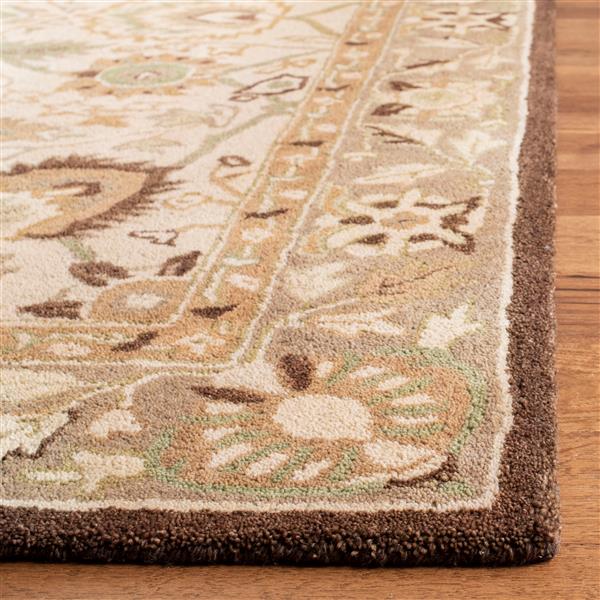 Safavieh Anatolia Rug - 9.5-ft x 13.5-ft - Wool - Ivory/Brown