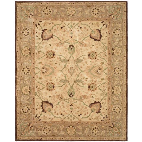 Safavieh Anatolia Rug - 9.5-ft x 13.5-ft - Wool - Ivory/Brown