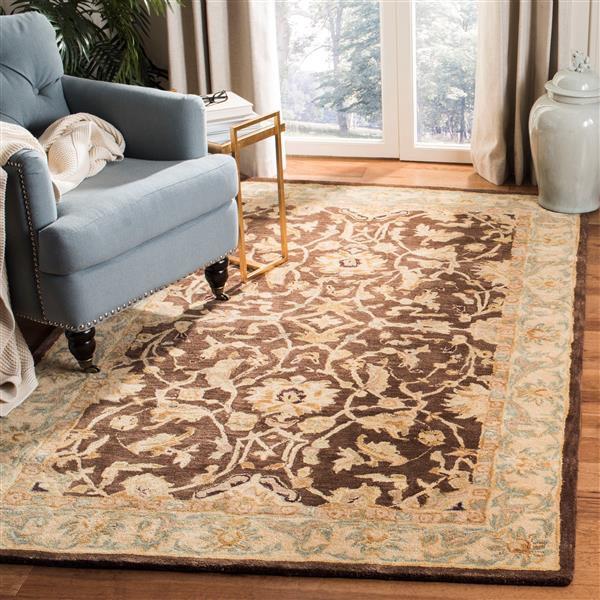 Safavieh Anatolia Rug - 9.5-ft x 13.5-ft - Wool - Brown