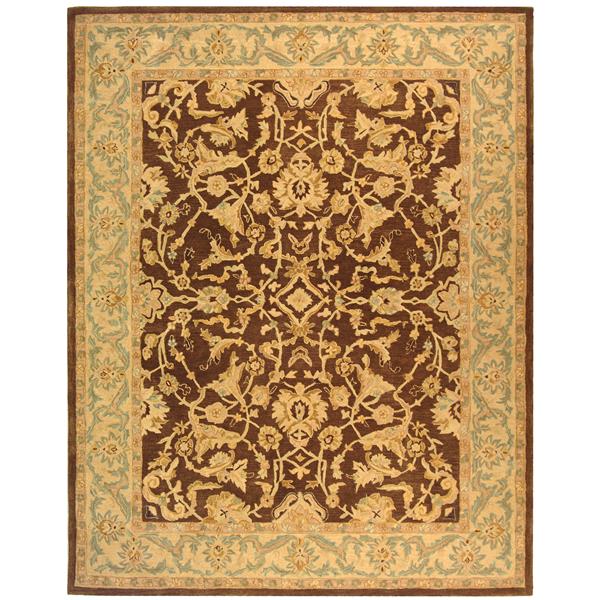 Safavieh Anatolia Rug - 9.5-ft x 13.5-ft - Wool - Brown
