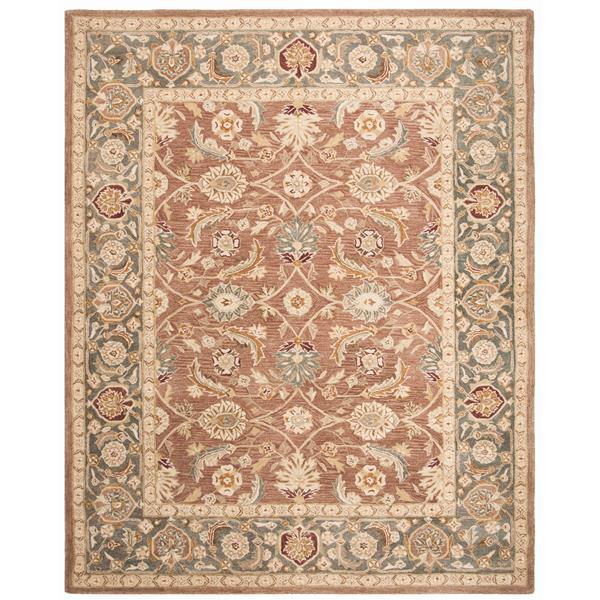 Safavieh Anatolia Rug - 9.5-ft x 13.5-ft - Wool - Brown/Blue