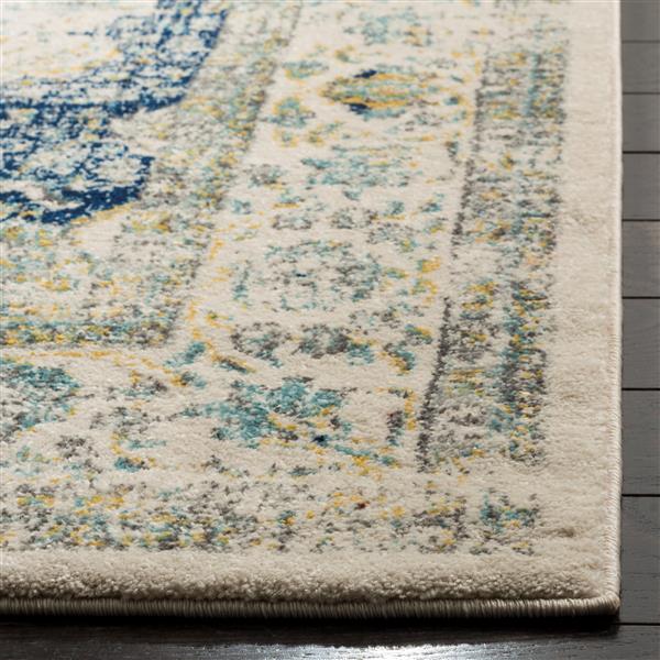 Safavieh Evoke Rug - 12-ft x 18-ft - Polypropylene - Ivory/Blue