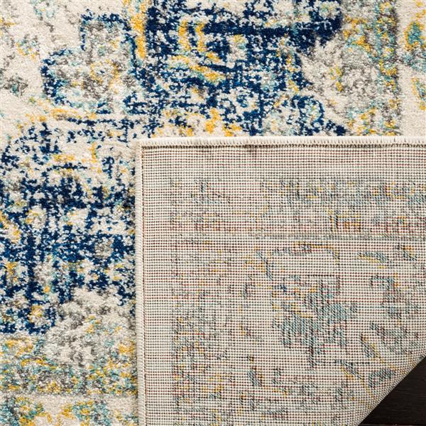 Safavieh Evoke Rug - 12-ft x 18-ft - Polypropylene - Ivory/Blue