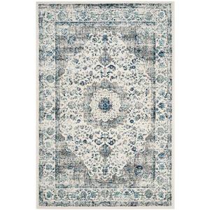 Safavieh Evoke Rug - 4-ft x 6-ft - Polypropylene - Gray/Ivory